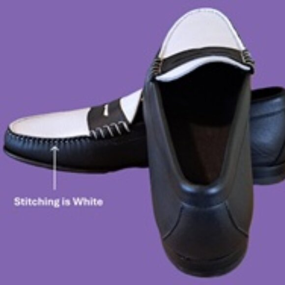 Men\'s NOS Two Tone Loafer Shoes 9.5 main image 4